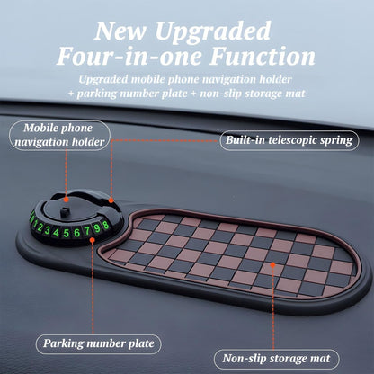Secure Dashboard Phone Dock with Non-Slip Grip for Safe Driving