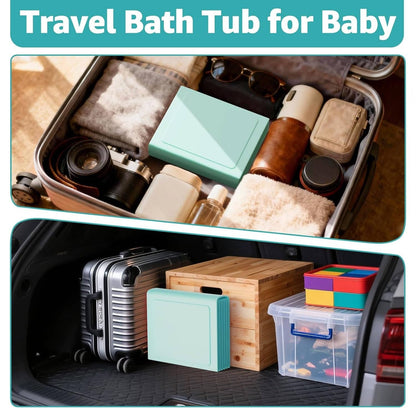 Compact Inflatable Baby Bath Tub for Easy Travel and Play