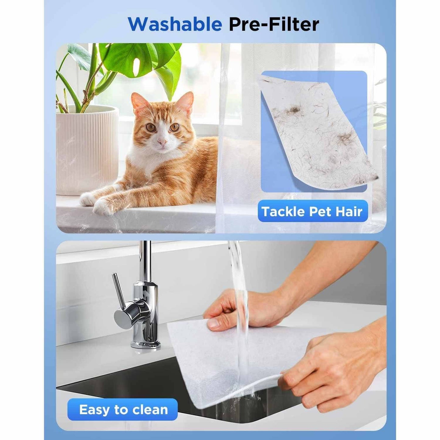 Home Air Purifier for Pets – 2200 sq. ft. Coverage with Smart Features