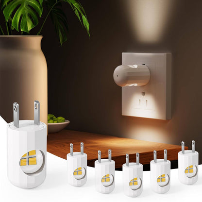 LED Night Light for Wall Socket with Dusk to Dawn Sensor, 200 Lumen 3000K