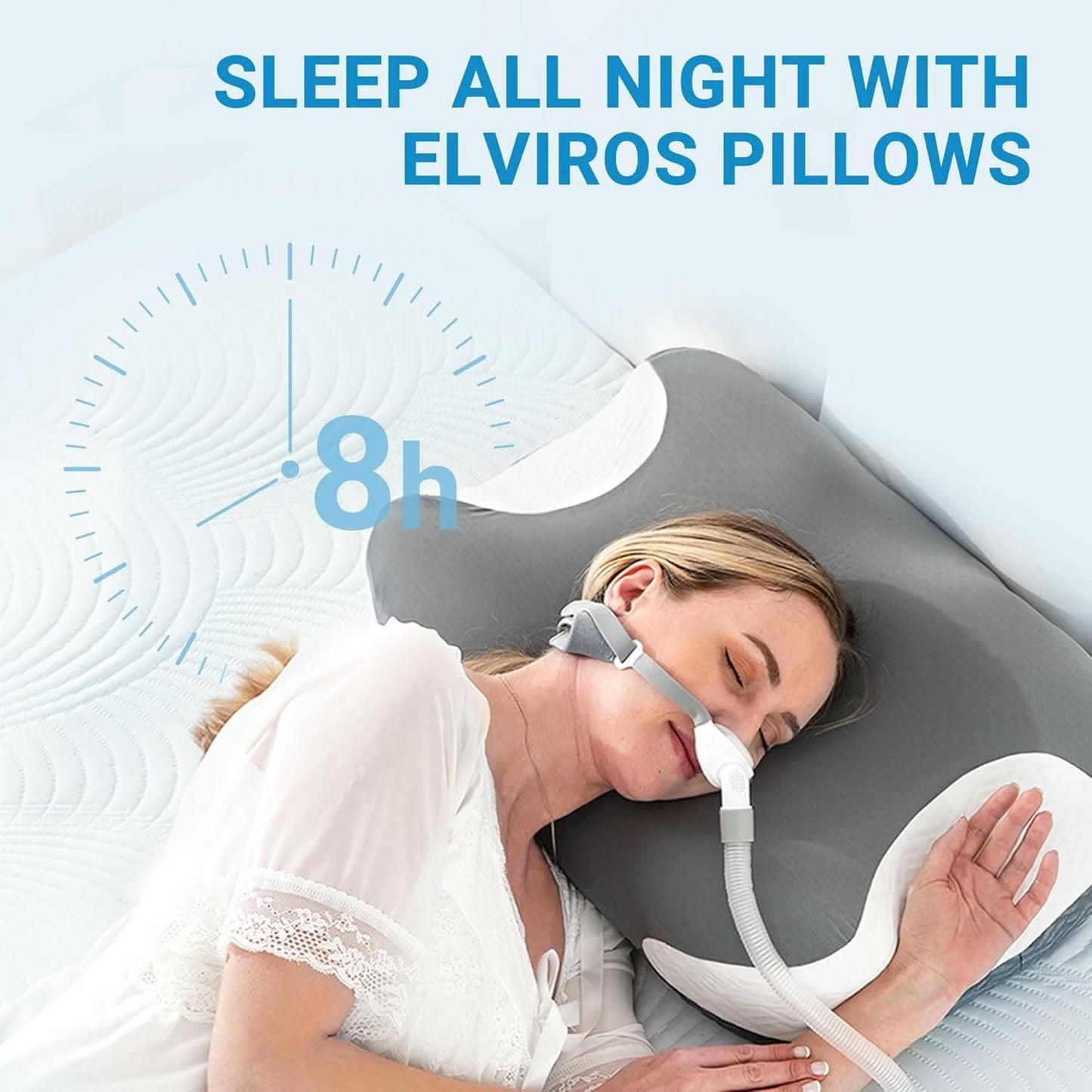 ComfortMax CPAP Pillow for Restful Sleep and Neck Support