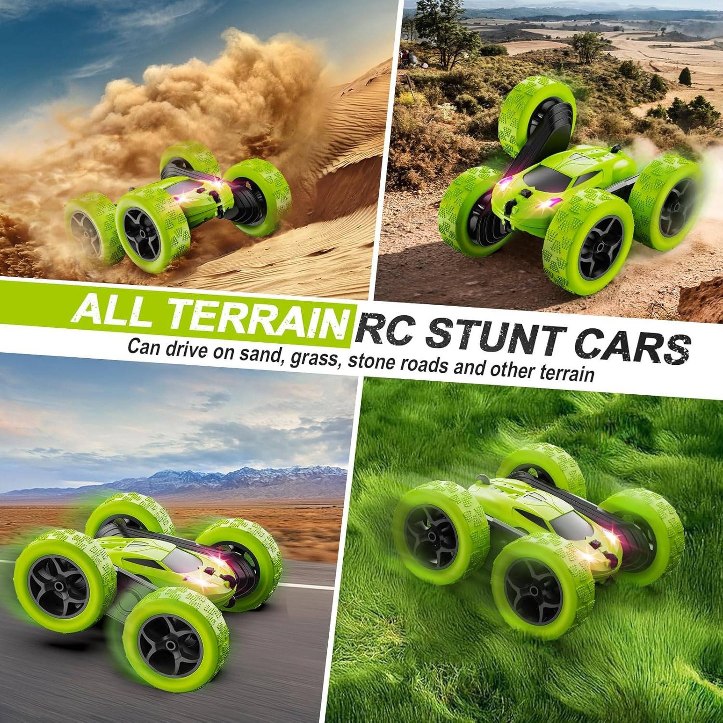Ultimate Stunt Racer for Kids - 4WD 360° Flip Action Car