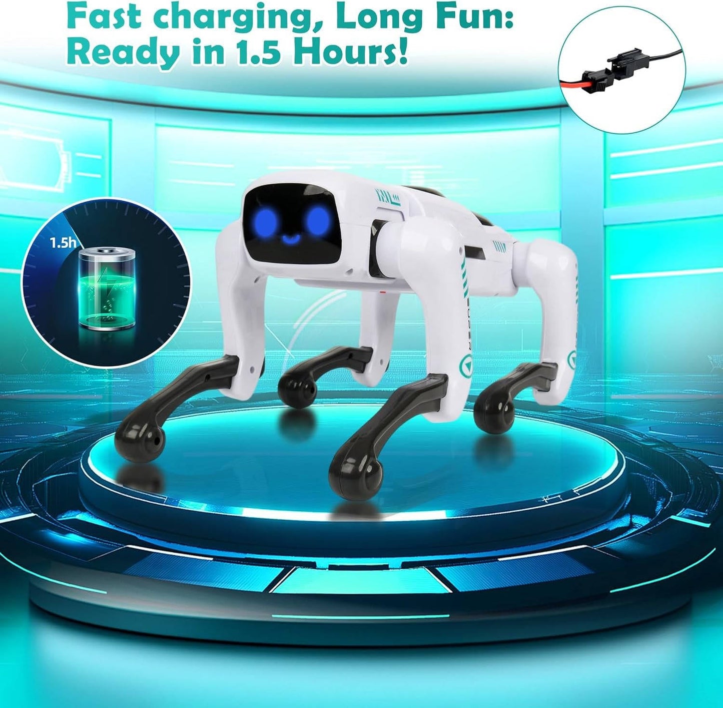 Interactive Coding Canine Companion for Kids - 30+ Tricks & App Control