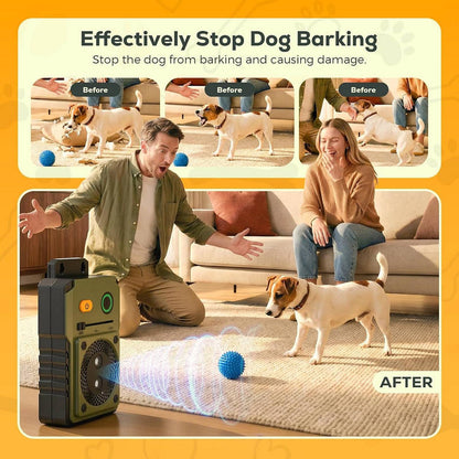 Dog Harmony Ultrasonic Bark Control Device - Rechargeable & Effective