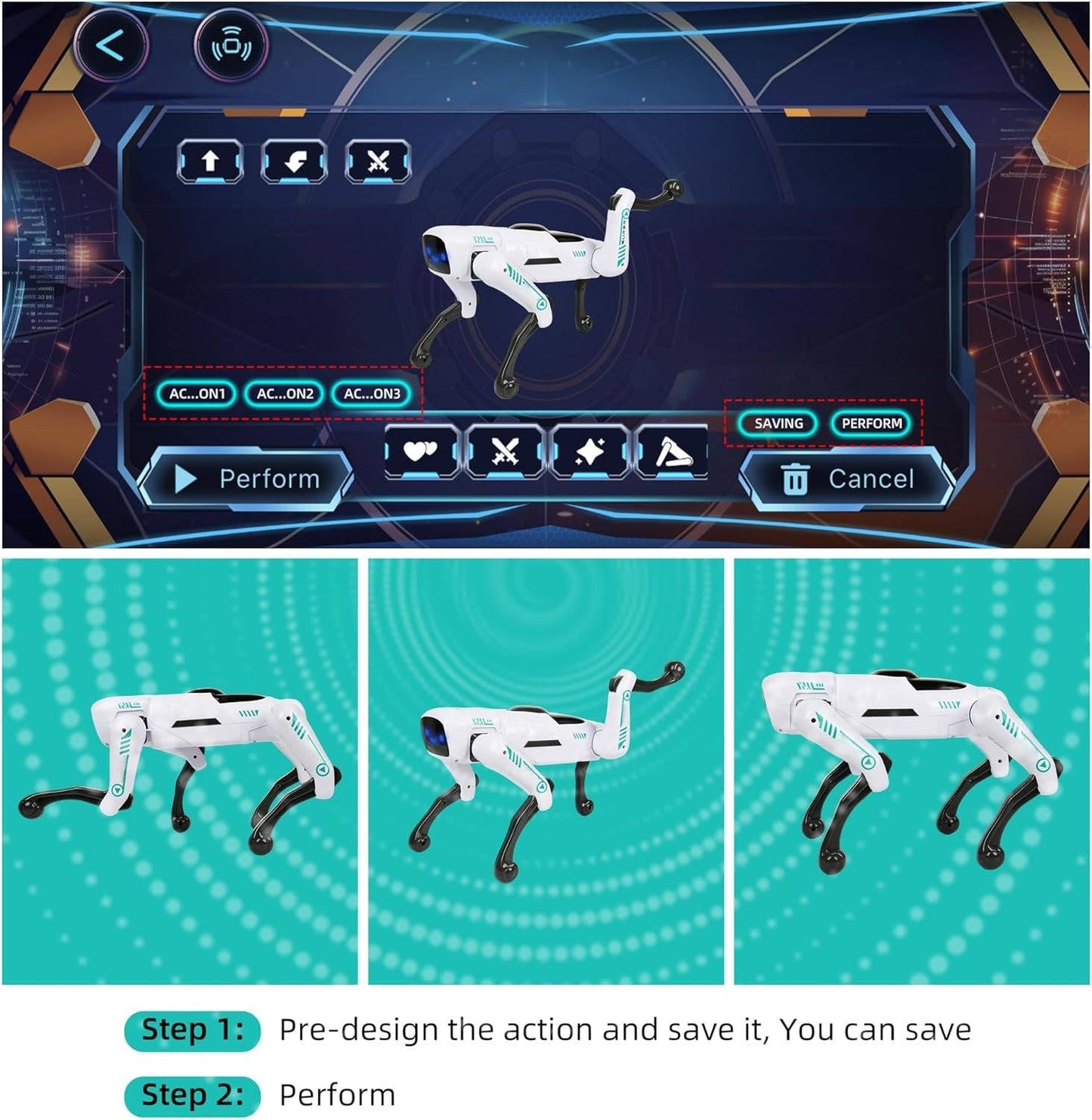Interactive Coding Canine Companion for Kids - 30+ Tricks & App Control