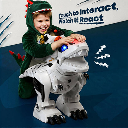 Interactive Programmable Robot Dinosaur Toy - Rechargeable Fun for Kids