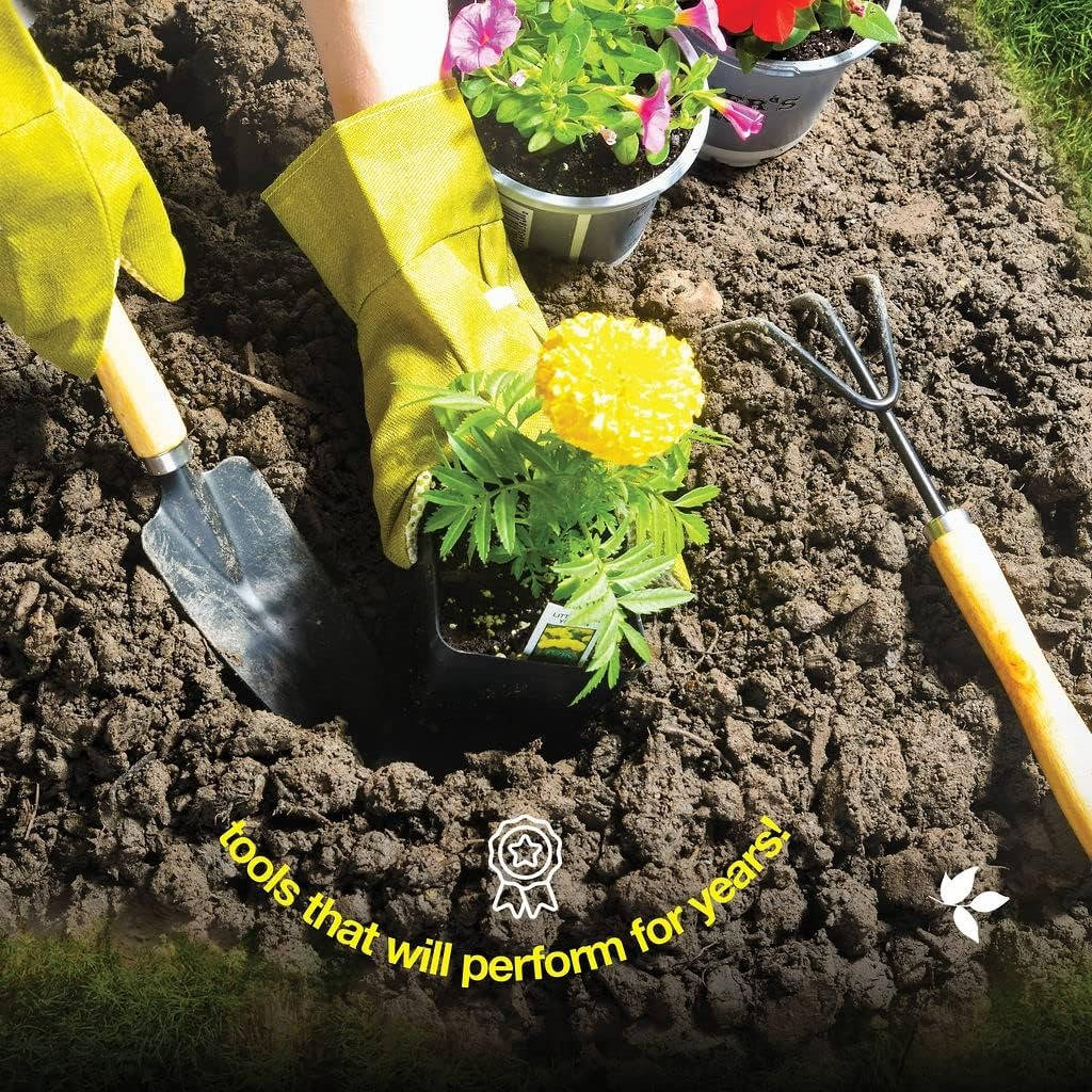 Complete 10-Piece Heavy-Duty Gardening Tool Collection