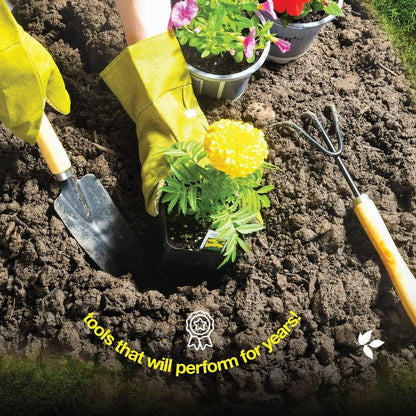 Complete 10-Piece Heavy-Duty Gardening Tool Collection