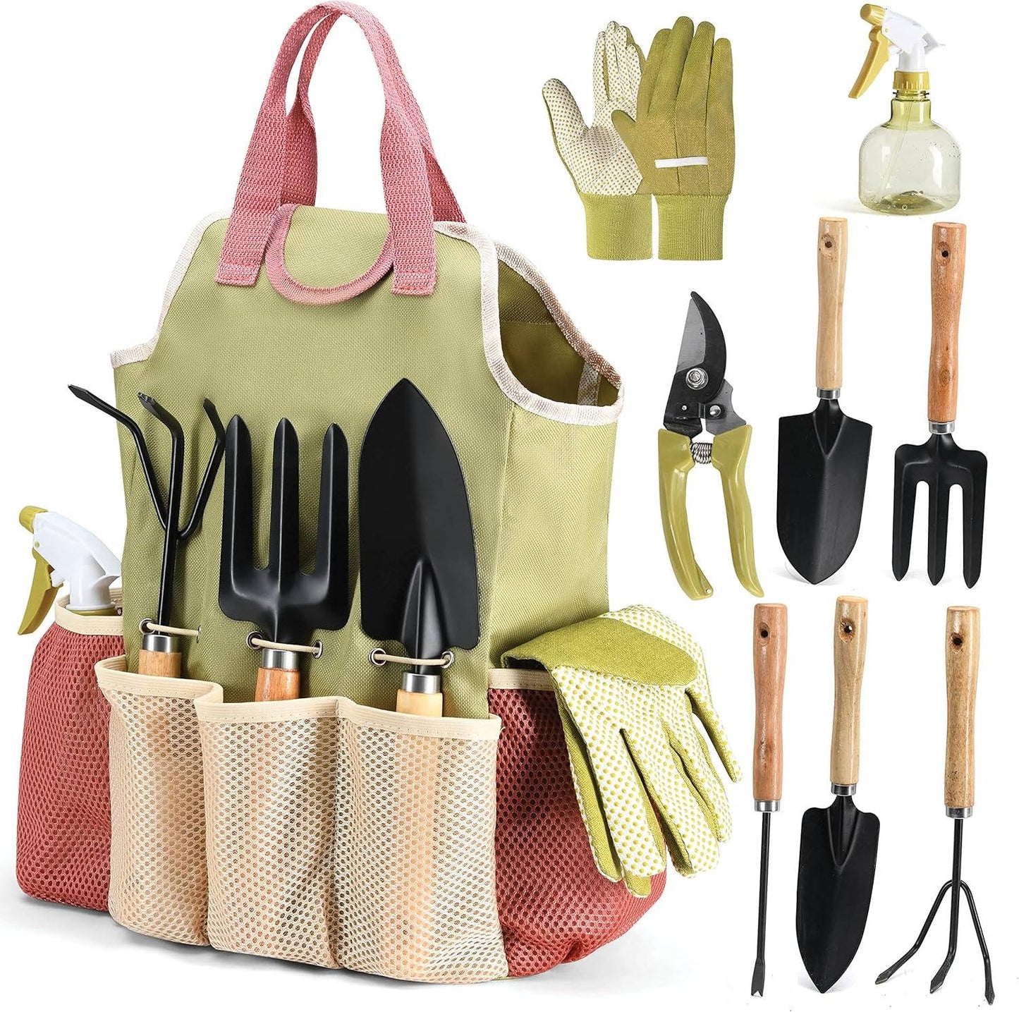 Complete 10-Piece Heavy-Duty Gardening Tool Collection