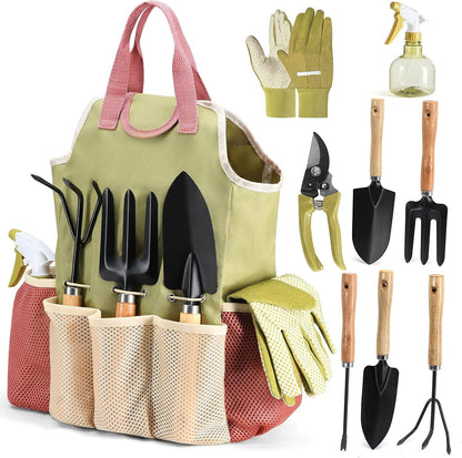 Complete 10-Piece Heavy-Duty Gardening Tool Collection