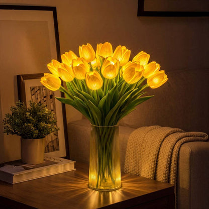Charming Blossom LED Table Lamp - Battery Operated Floral Light