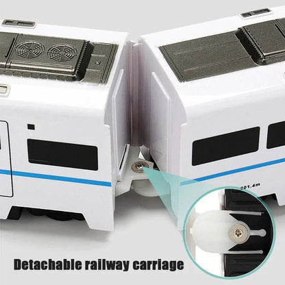 Engaging Train Set with Four Removable Cars and Vibrant Lights