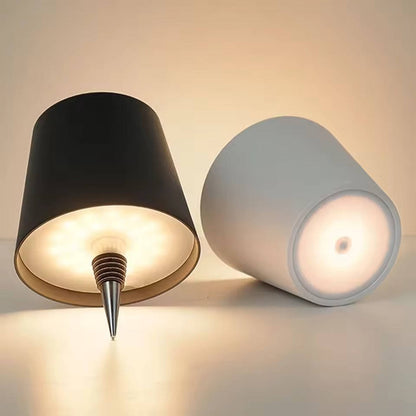 Rechargeable RGB Wine Bottle Light with Touch Dimming for Table and Patio