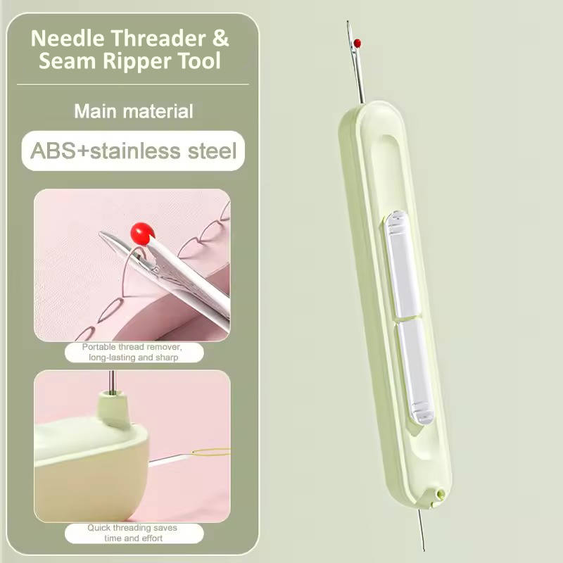 Effortless Needle Threading and Seam Repair Tool