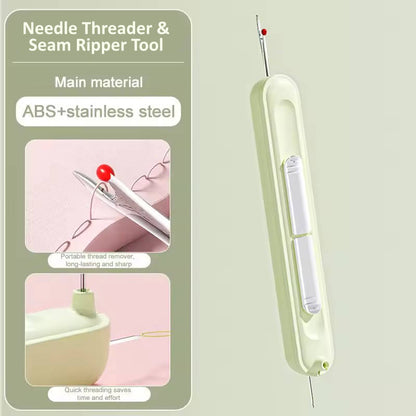 Effortless Needle Threading and Seam Repair Tool