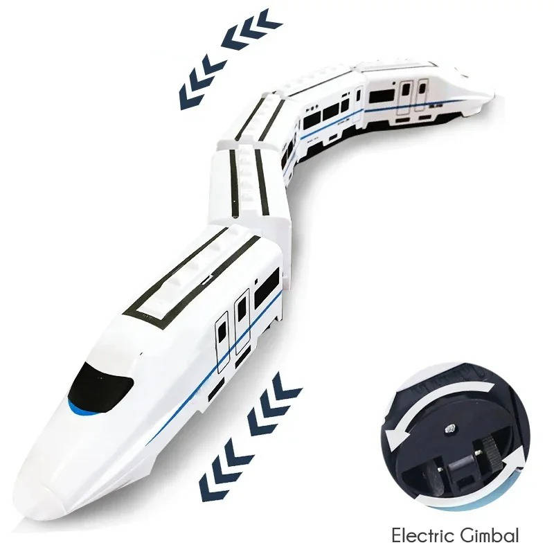 Engaging Train Set with Four Removable Cars and Vibrant Lights