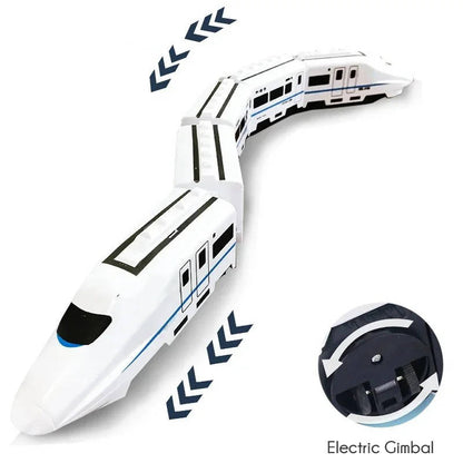 Engaging Train Set with Four Removable Cars and Vibrant Lights