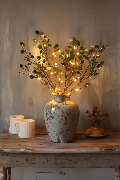 Illuminated Floral Branches with LED Lights