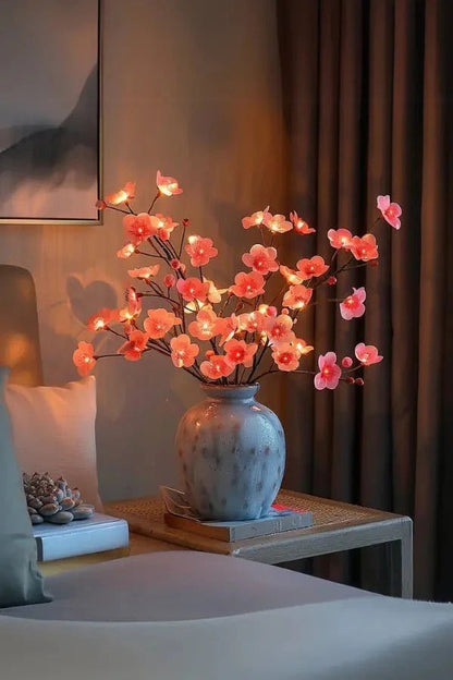 Illuminated Floral Branches with LED Lights