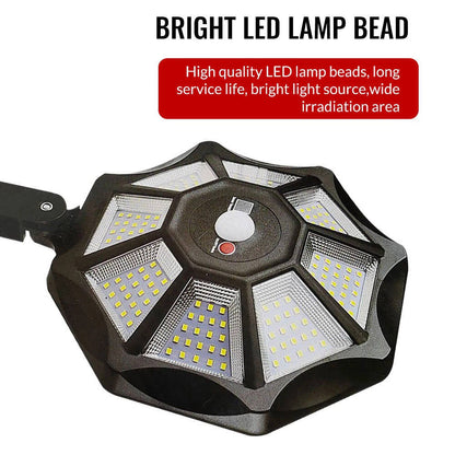 All-Weather Solar Motion-Activated Floodlight with 168 LEDs