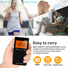 Compact Emergency Radio with Weather Alerts and Dual Alarm