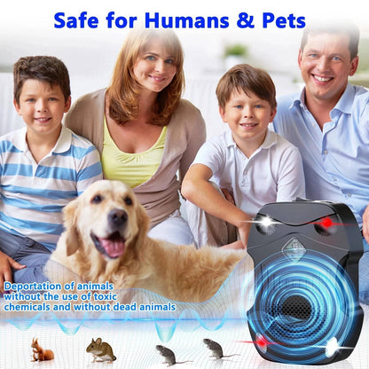 2 Pack Smart Ultrasonic Automotive Pest Deterrent for Engine Defense