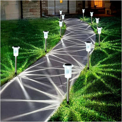 10 Pack Solar-Powered Pathway Lights for Your Outdoor Spaces