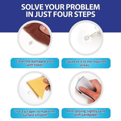 Quick Wall Repair Kit with Scraper and Sanding Tool