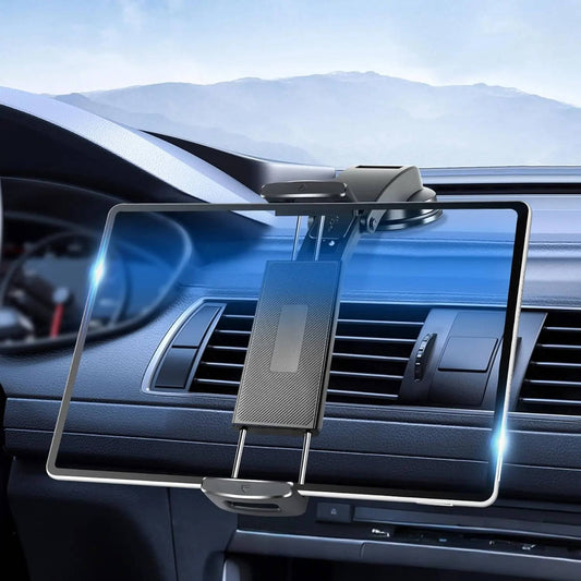 360-Degree Tablet Car Mount with Secure Suction Grip