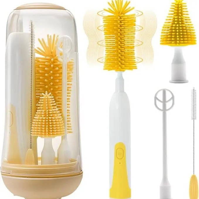 Ultimate 6-Piece Electric Bottle Cleaning Brush Set
