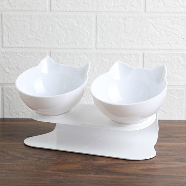 Elevated Cat Feeder for Comfortable Eating and Reduced Vomiting