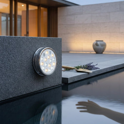 Vibrant LED Underwater Pool Light with Remote Control and Color Modes