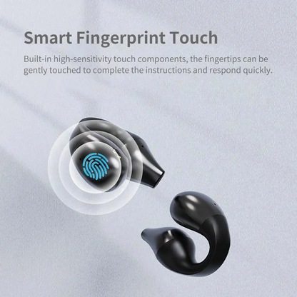 Open Ear Bluetooth 5.2 Headphones with LED Battery Indicator and Case