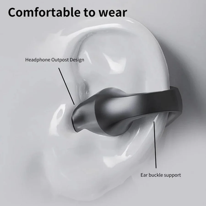 Open Ear Bluetooth 5.2 Headphones with LED Battery Indicator and Case