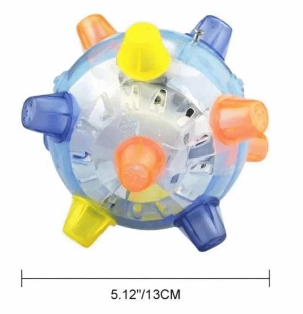 Interactive LED Dog Ball with Unpredictable Bouncing Fun