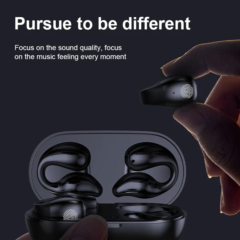 Open Ear Bluetooth 5.2 Headphones with LED Battery Indicator and Case