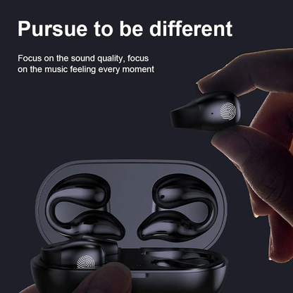 Open Ear Bluetooth 5.2 Headphones with LED Battery Indicator and Case