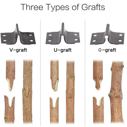 Ergonomic Plant Grafting Tool with Versatile Blade Options