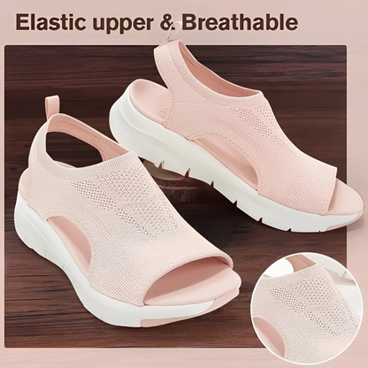 Breathable Mesh Sport Sandals with Arch Support for Plantar Fasciitis, Washable Slingback, Sizes US 4.5-11