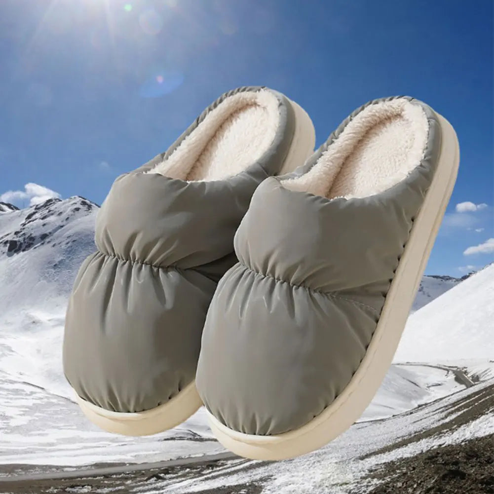 Electric Heated Slippers for Adults, Plush Lined Foot Warmers, One Size