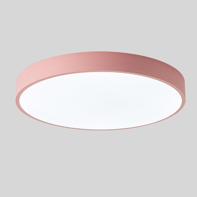 Contemporary Circular Ceiling Light with LED Technology