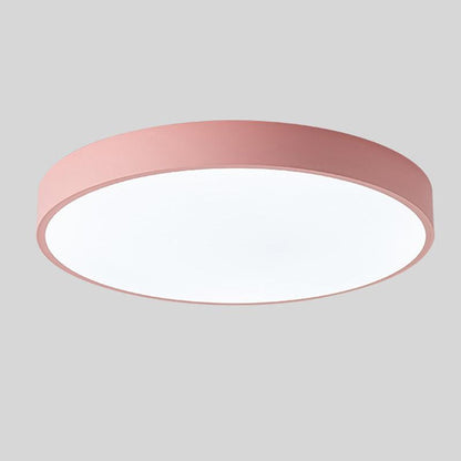 Contemporary Circular Ceiling Light with LED Technology