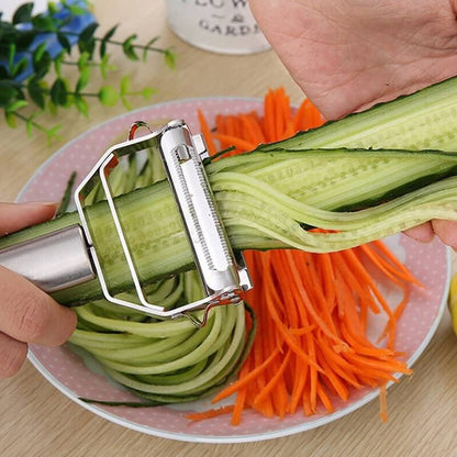 Precision Julienne Slicer with Stainless Steel Blade and Ergonomic Grip