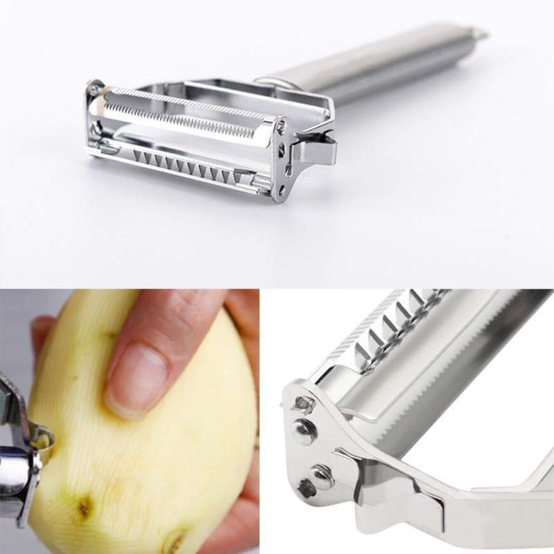 Precision Julienne Slicer with Stainless Steel Blade and Ergonomic Grip