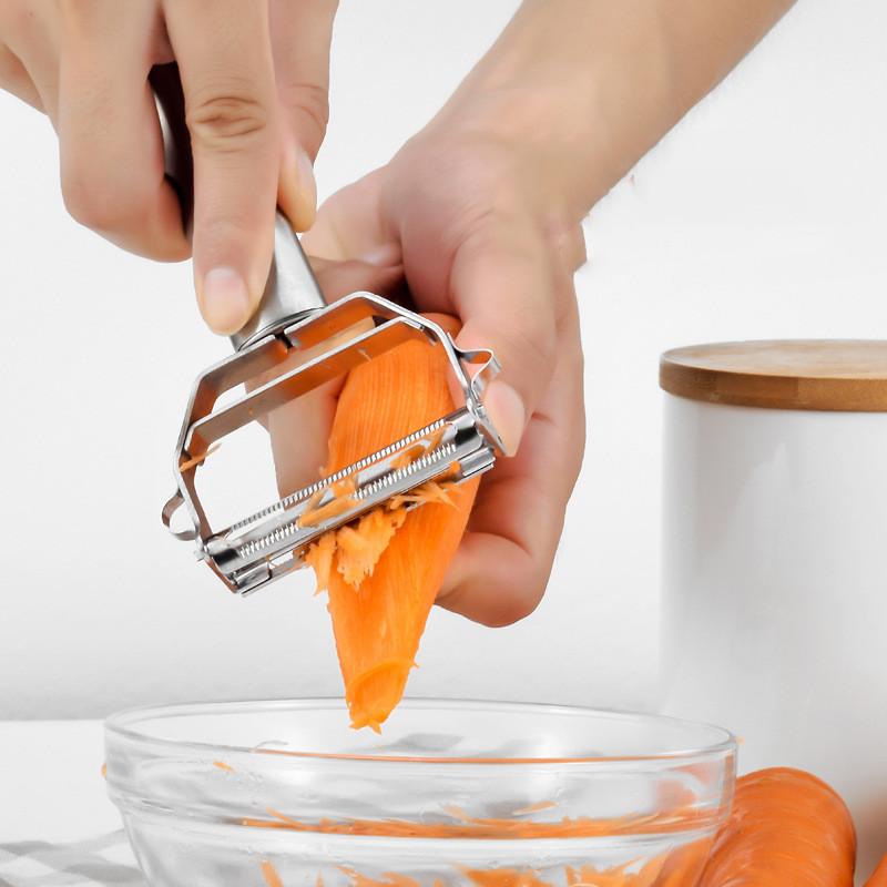 Precision Julienne Slicer with Stainless Steel Blade and Ergonomic Grip