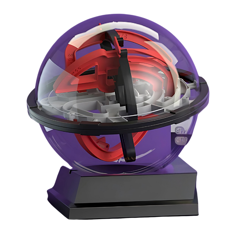 Tilt-Controlled Labyrinth Sphere with Adjustable Difficulty