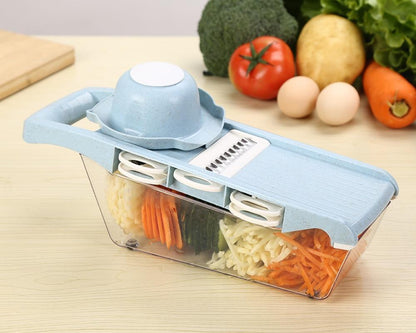 Precision Slicer with 6 Versatile Blades and Safety Holder