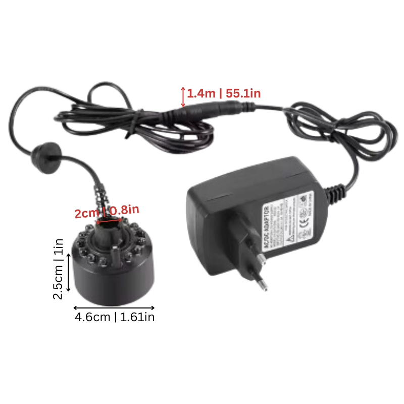 MistyGlow Fog Generator with Colorful LED Lights and 8-Hour Operation