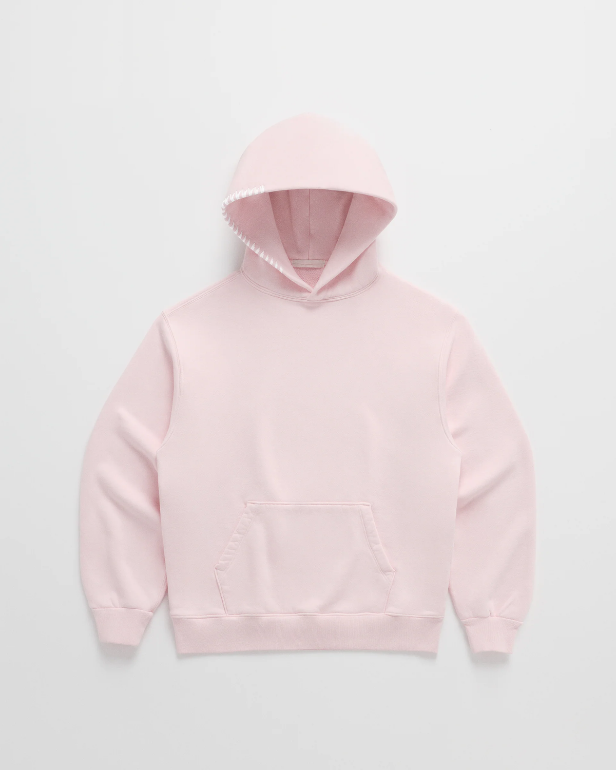 Tailored Cotton Blend Hoodie with Structured Hood Design