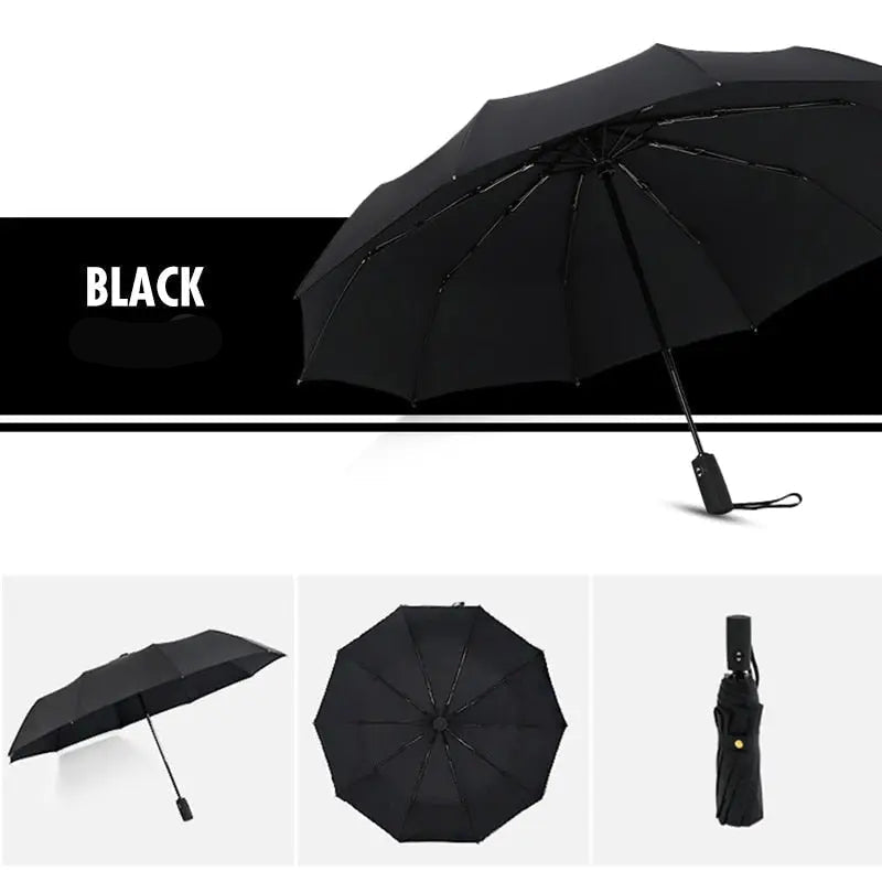 Smart Travel Folding Umbrella with Quick-Open Feature